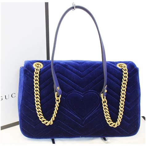 blue velvet gucci shoes|black gucci marmont bag.